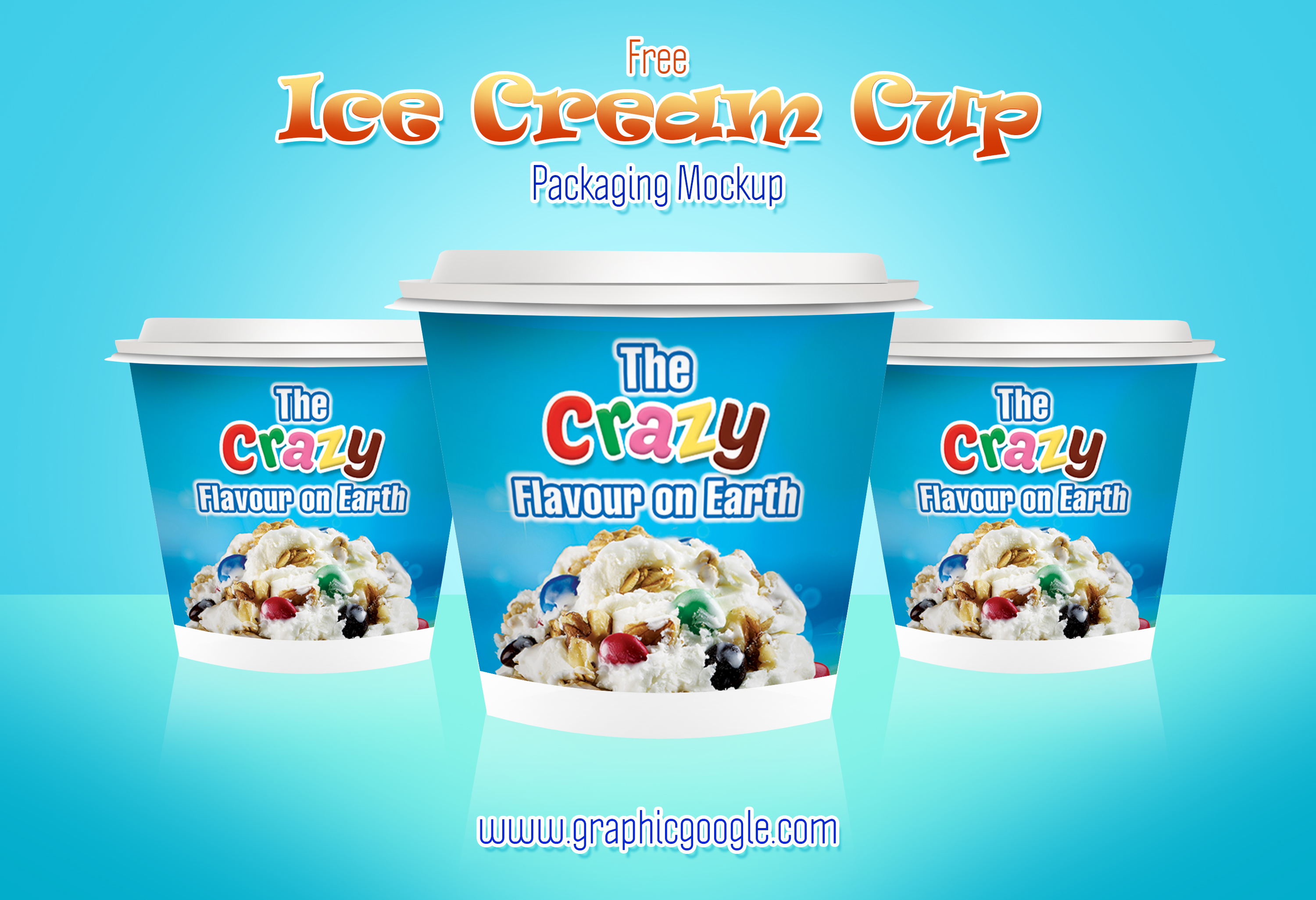 Free Ice Cream Cup Packaging Mockup-1