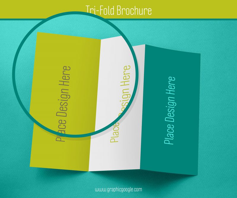 Download Free Tri-Fold Brochure Mockup For Graphic Designers - Graphic Google - Tasty Graphic Designs ...