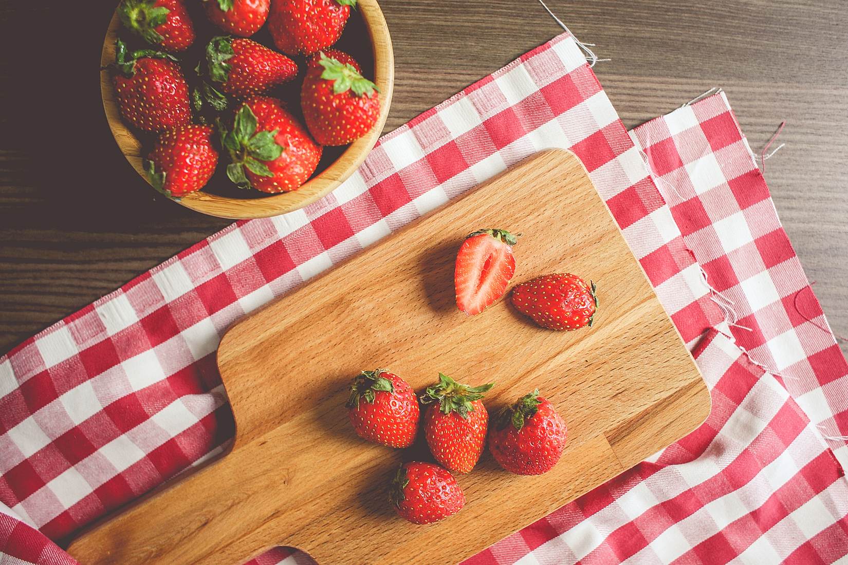 Fresh Strawberries Stock Photo