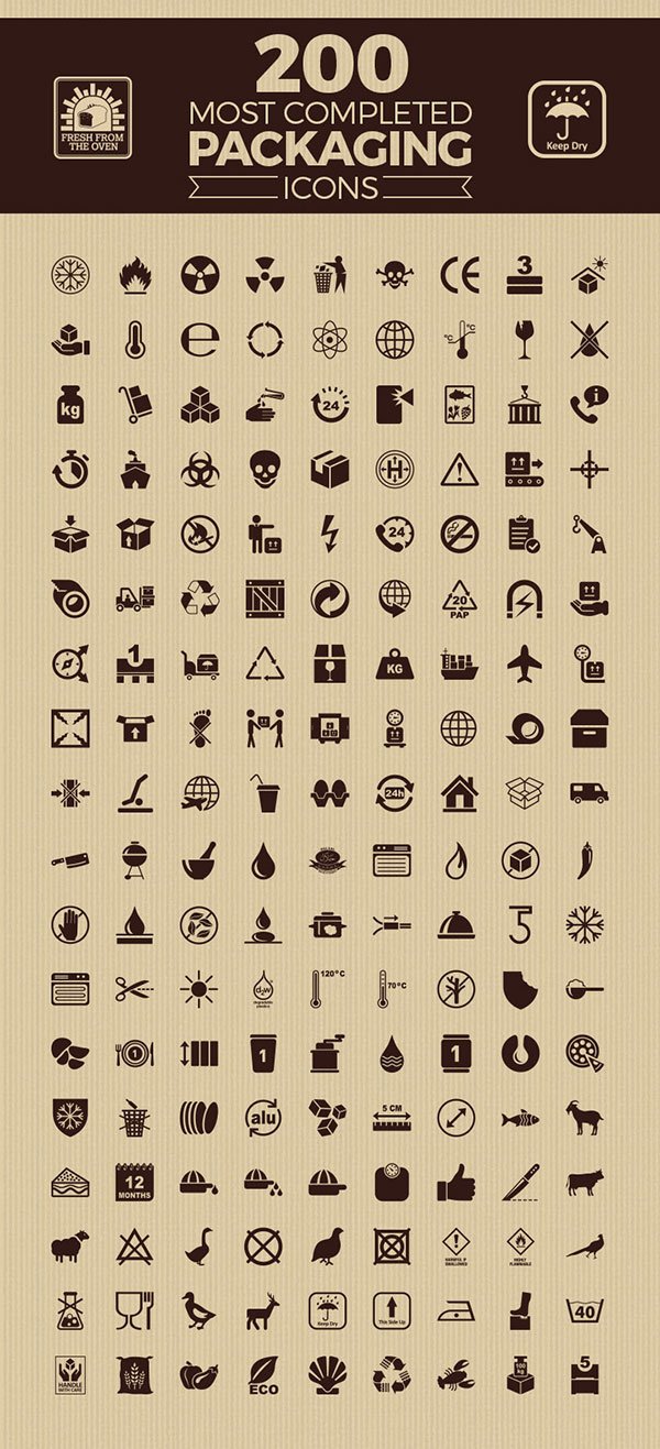 200-most-completed-packaging-icons-vector-set