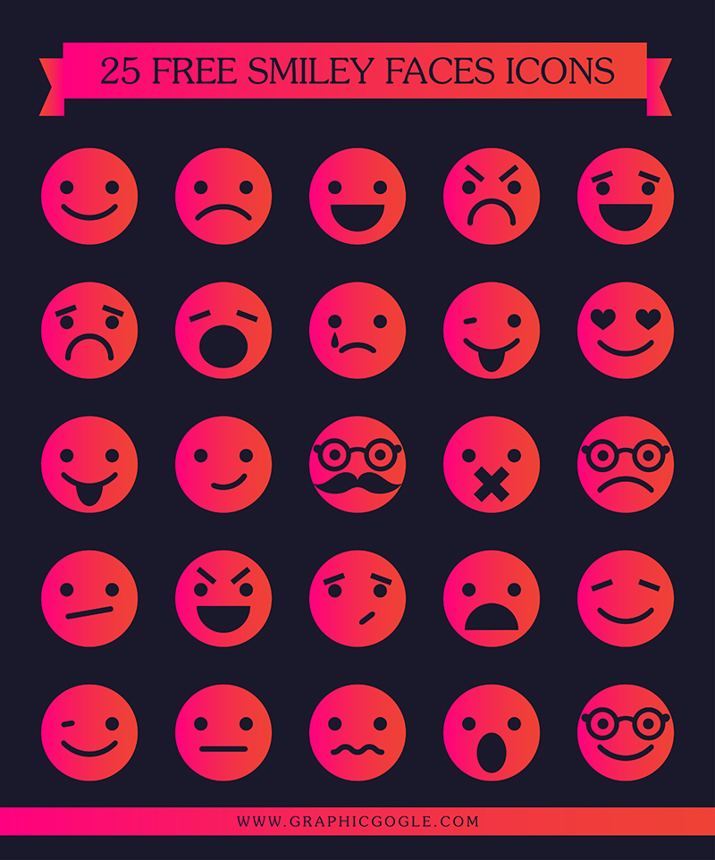 25-free-smiley-faces-icons