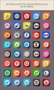 40-free-advanced-flat-social-media-icons-pngs-vector-file