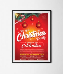 free-christmas-party-happy-new-year-flyer-template