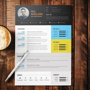 free-elegant-modern-cv-resume-psd