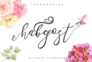 free-habgost-script-lite-font