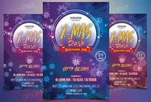 free-x-mas-bash-flyer-template