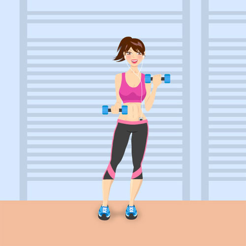 how-to-create-a-fitness-girl-character-in-adobe-illustrator