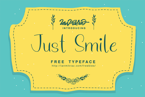 just-smile-free-typeface