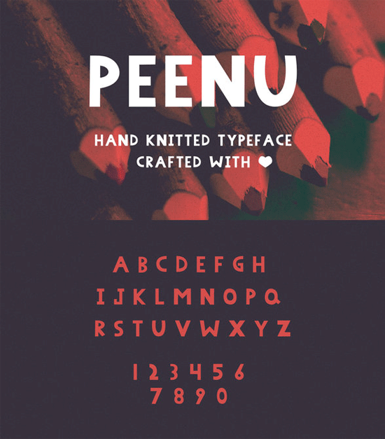 peenu-free-typeface