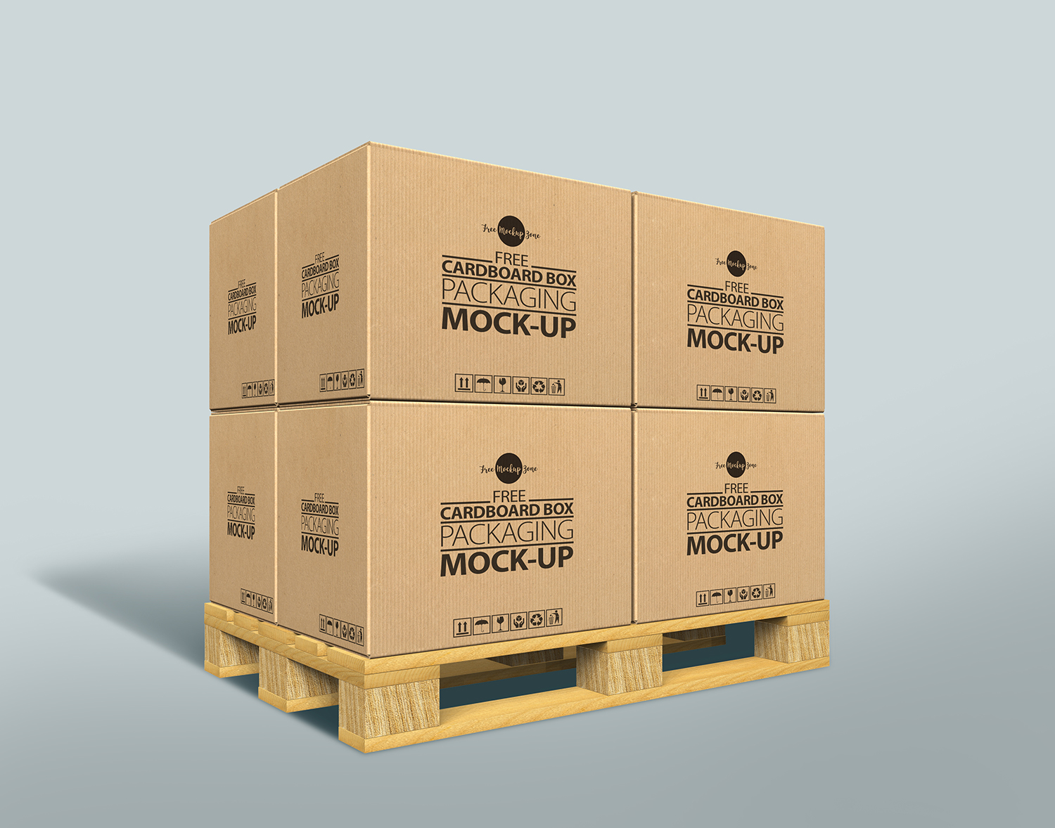 Download Free Cardboard Box Mock-up Psd For Packaging 2017Graphic ...