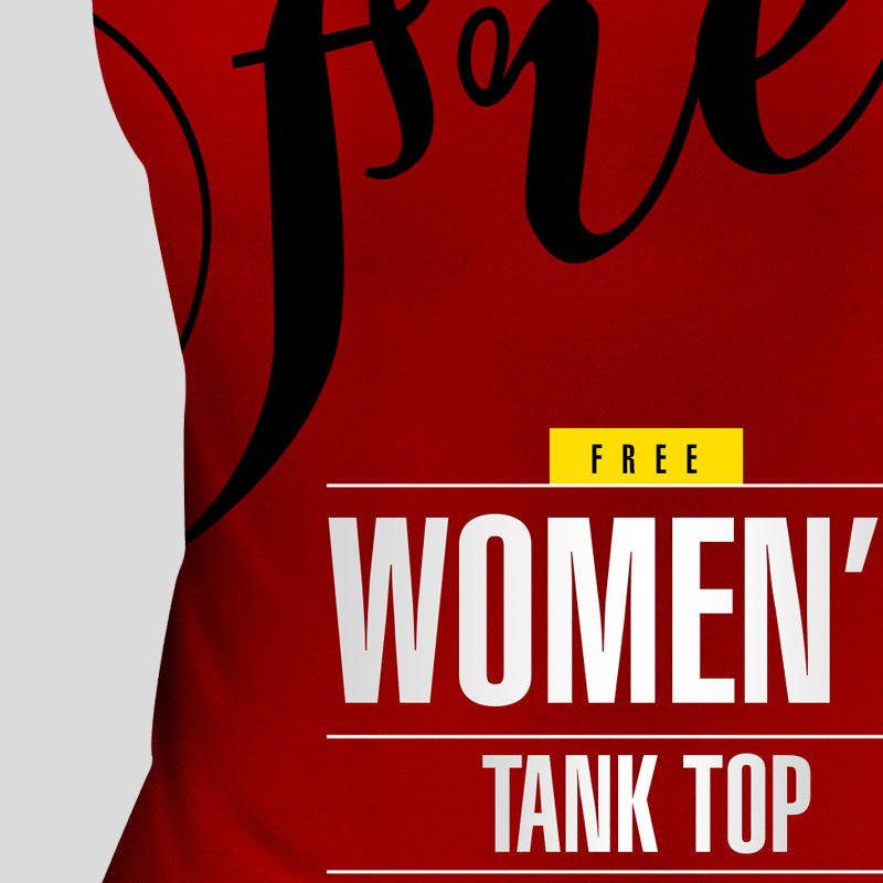Download Free Front View Women's Tank Top Mock-up Psd For ...