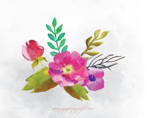 9 Free Watercolor Flower Vectors For Designers-02