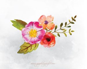 9 Free Watercolor Flower Vectors For Designers-03