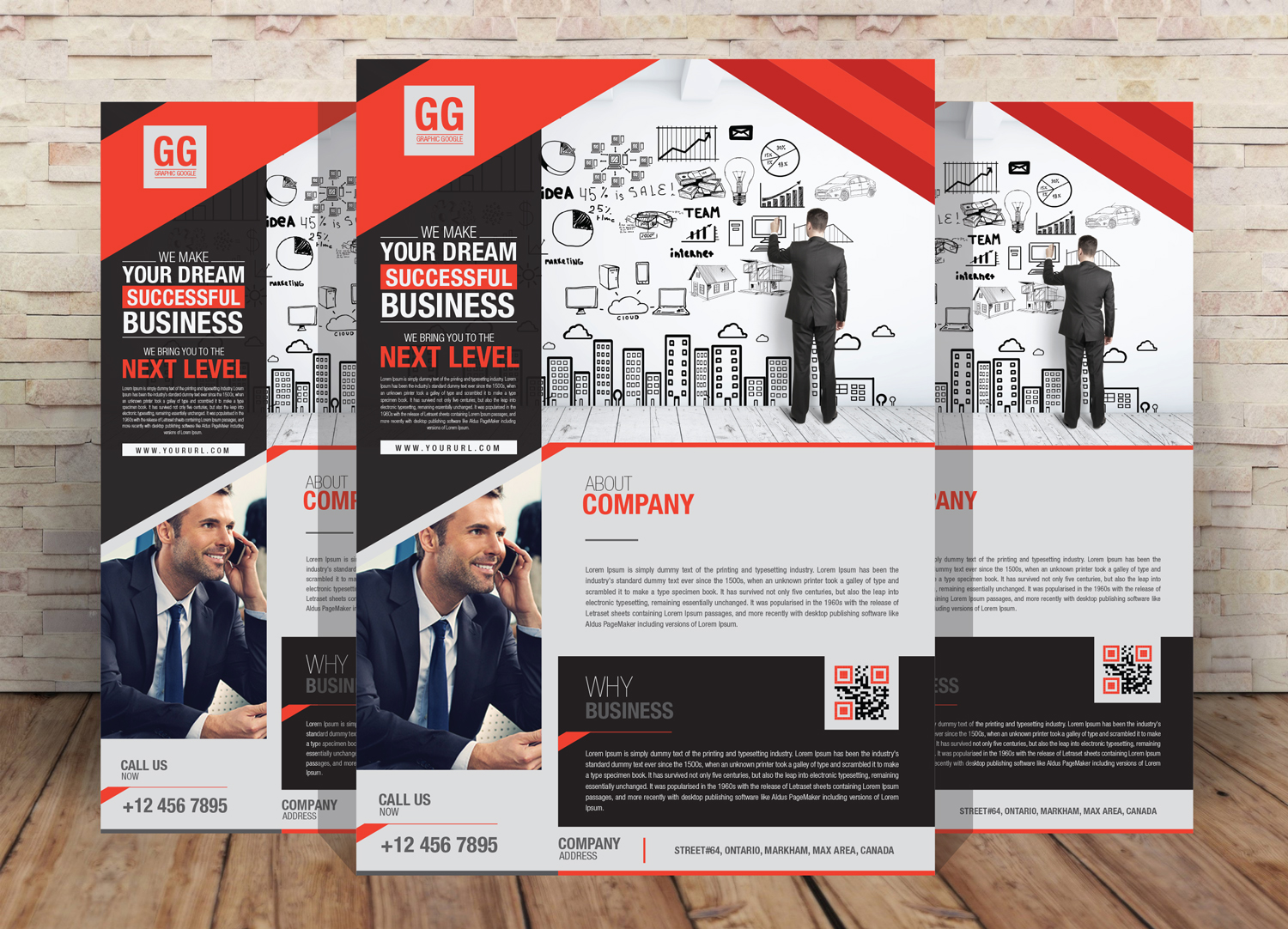 flyer templates design step by step