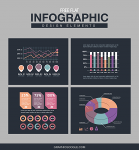 Free Flat Infographic Design Elements