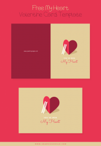 Free-My-Heart-Valentine-Card-Template