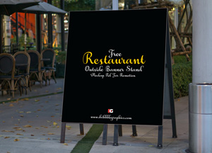 Free-Restaurant-Outside-Banner-Stand-Mock-up-Psd