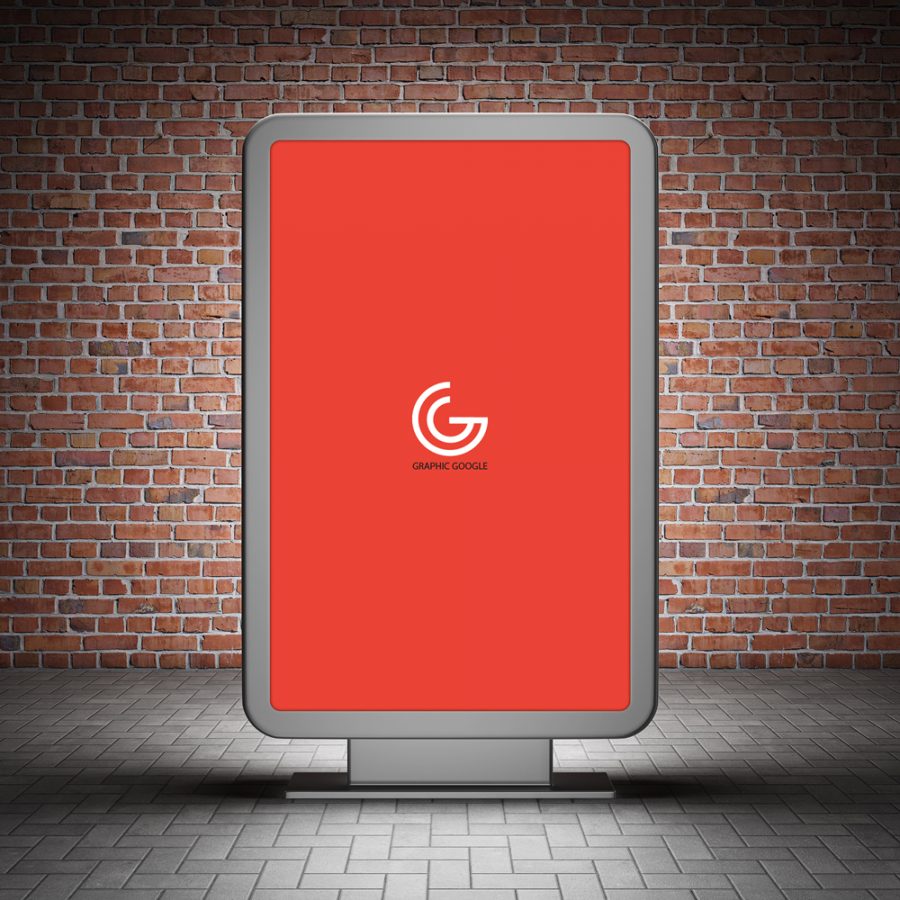 Free Street Billboard Mock-up For Branding & Advertisement