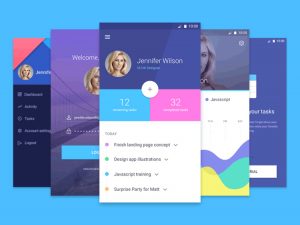 Mobile-App-Material-Free-UI-Screens-Templates