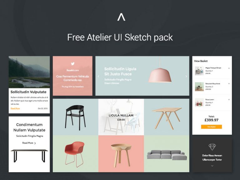 20 Free UI Kits Web Templates