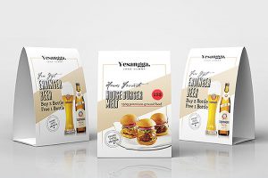 Free-Cold-Drink-&-Fast-Food-Table-Tent-Template-Designs