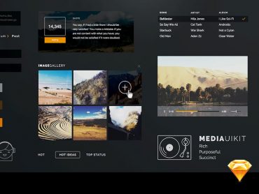 20 Free UI Kits Web Templates