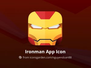 Free-PSD-Iron-Man-App-Icon