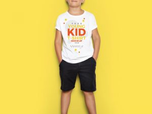 Free-Young-Kid-T-Shirt-Mock-Up-PSD