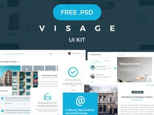 VISAGE-FREE-UI-Kit-70+-Elements