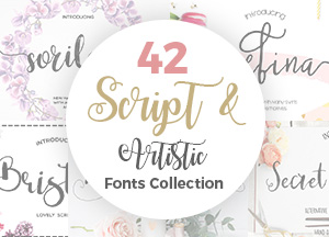 42-Script-and-Artistic-Brush-Style-Fonts