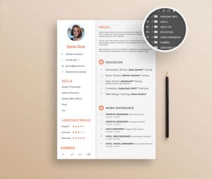 Free-Clean-&-Simple-Resume-Design-Template