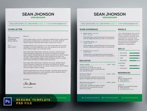 Free-Malist-Resume-Template-with-Cover-Letter