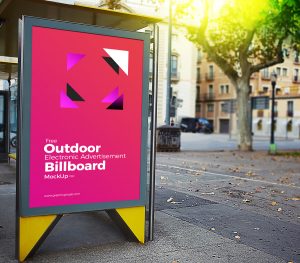 Free-Outdoor-Electronic-Advertisement-Billboard-Mockup-PSD