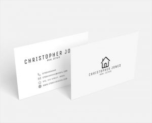 Free-Real-Estate-Minimal-Business-Card-Template
