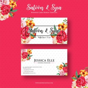 Free-Saloon-&-Spa-Business-Card-Design-Template