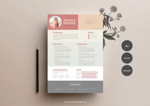 Free-Simple-&-Elegant-Resume-Template