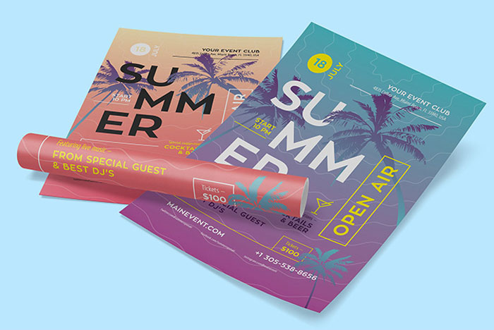 Free-Summer-Poster-Design-Template