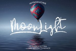 MoonLight-Handwritten-Dry-Brush-Typeface