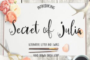 Secret-of-Julia-Hand-Drawn-Brush-Script