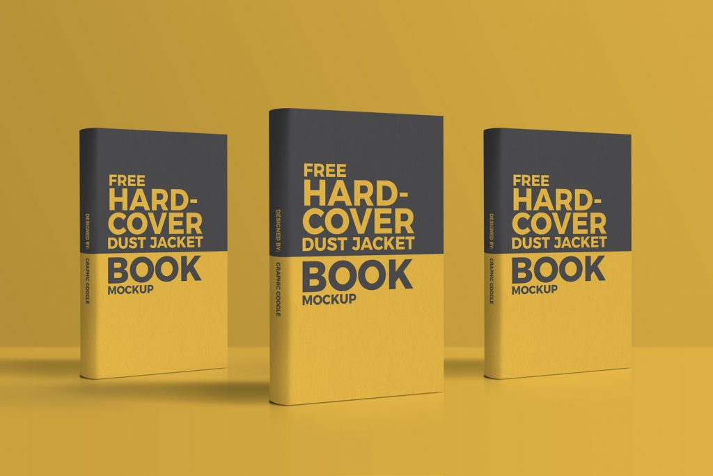 Download Free Hardcover Dust Jacket Book MockupGraphic Google - Tasty Graphic Designs Collection