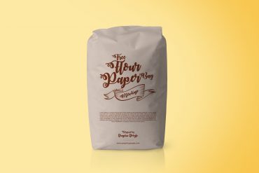 Free Flour Paper Bag Packaging MockupGraphic Google - Tasty Graphic Designs Collection