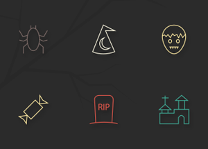 Halloween-Line-Vector-icons