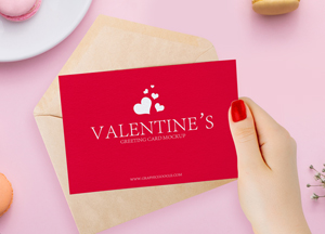 Free-Valentines-Greeting-Card-in-Girl-Hand-Mockup-2018