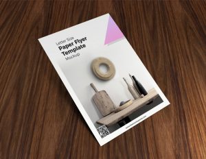 Free-PSD-Flyer-Mockup-on-Wooden-Floor