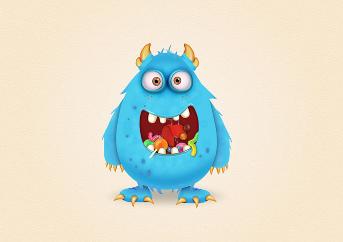 How-to-Create-a-Candy-Monster-Character-in-Adobe-Illustrator