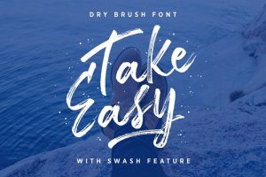 09-TakeEasy-Dry-Brush-Font-2018-0