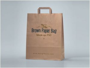 Free-Brown-Paper-Shopping-Bag-Packaging-Mock-Up-Psd