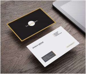 Free-Business-Card-on-Wooden-Table-Mockup
