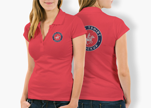 Free-Woman-With-Polo-T-Shirt-Mockup-PSD-300