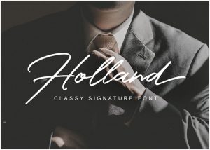Free-Holland-Classy-Signature-Font-22